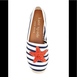 NWT Kate Spade ♠️ stripped espadrilles
